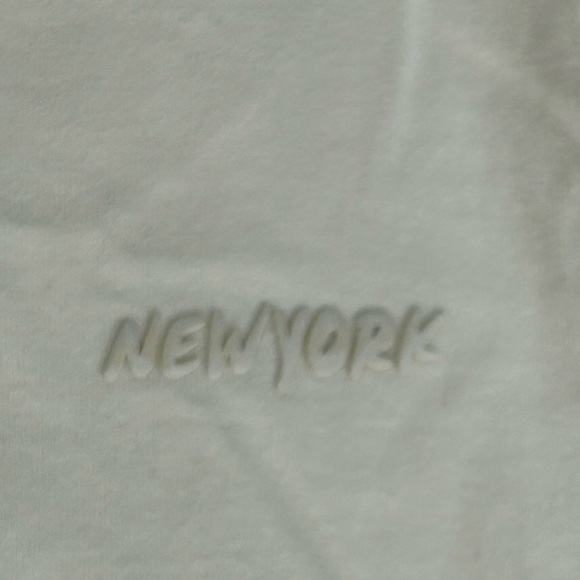 Public Supply NYC Mens SZ 2XL Cream Short Sleeve Streetwear T-Shirt New York - Picture 4 of 11